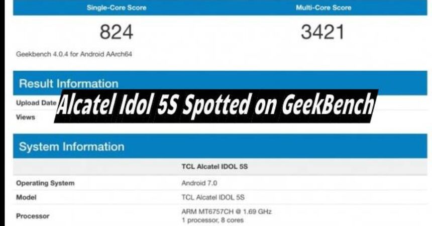 Alcatel Idol 5S Spotted on GeekBench